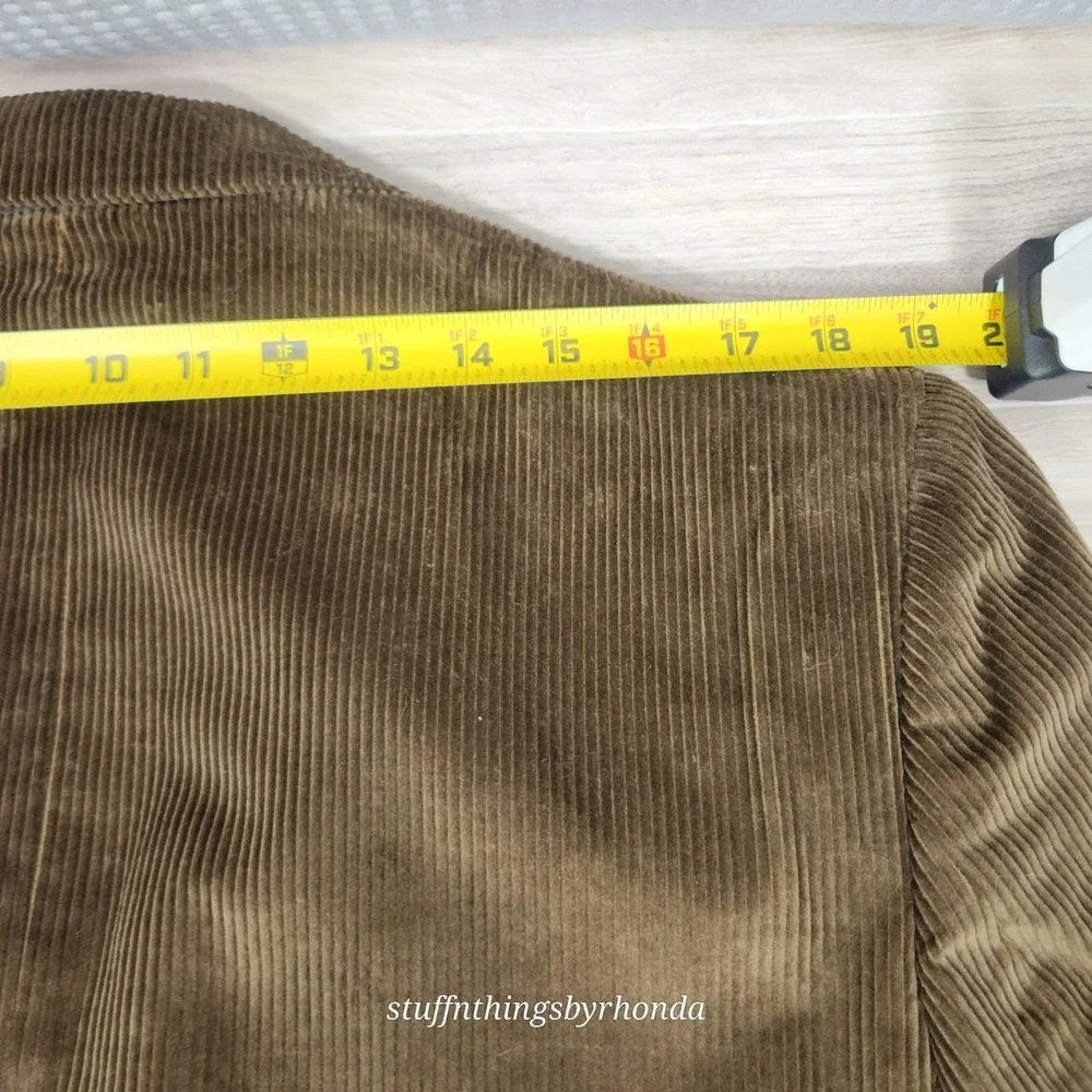 Vintage New With Tags Calvin‎ America Men's Brown Corduroy Blazer Sport Coat 40S